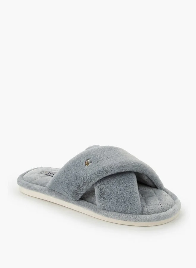لو كونفورت Women Cross Strap Bedroom Slippers
