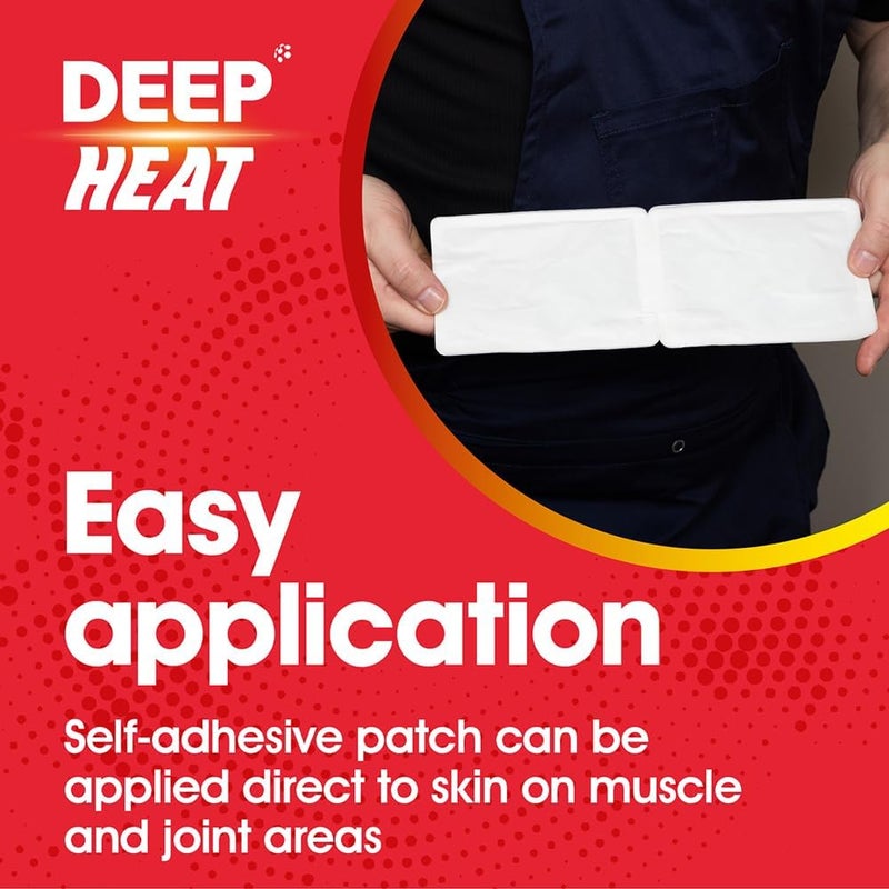 Deep Heat Well Large Patch for Back Pain Pads 2 count - Image 5