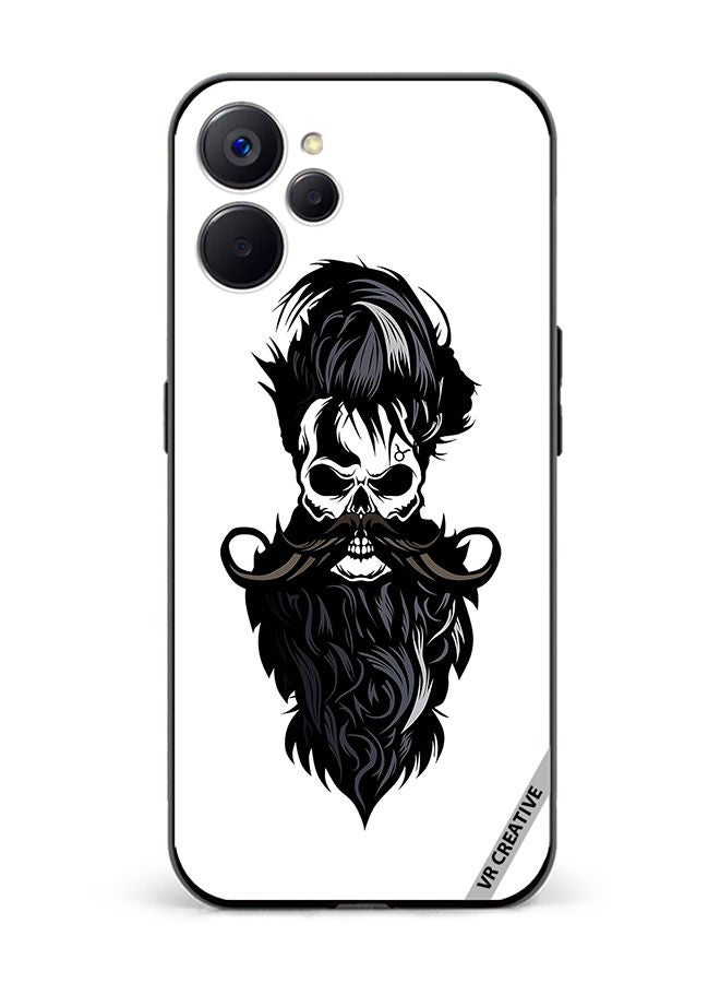VR CREATIVE Protective Case Cover For Realme 10 5G Skull Beard Design Multicolour - Image 1