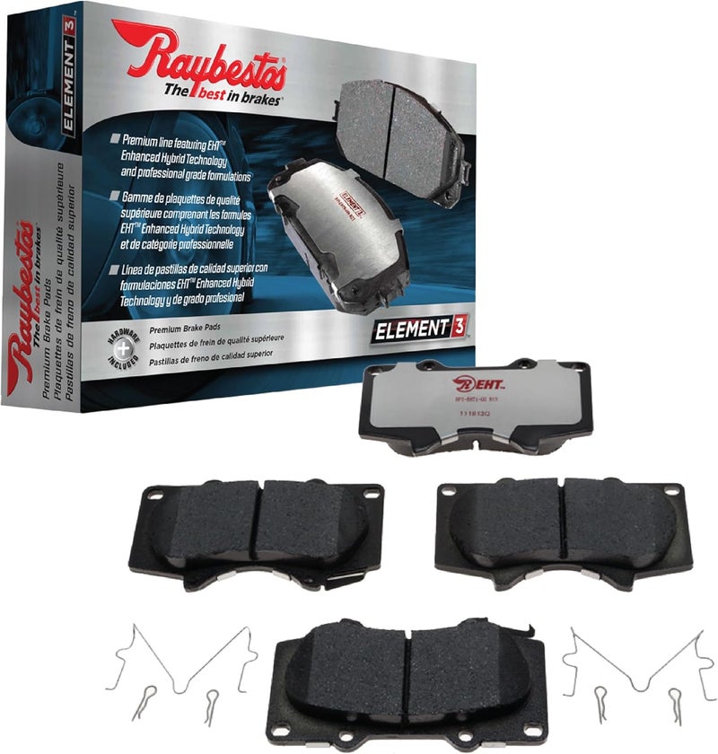 Raybestos EHT1724H Enhanced Technology Friction Pads Brake Pad Set - Image 1