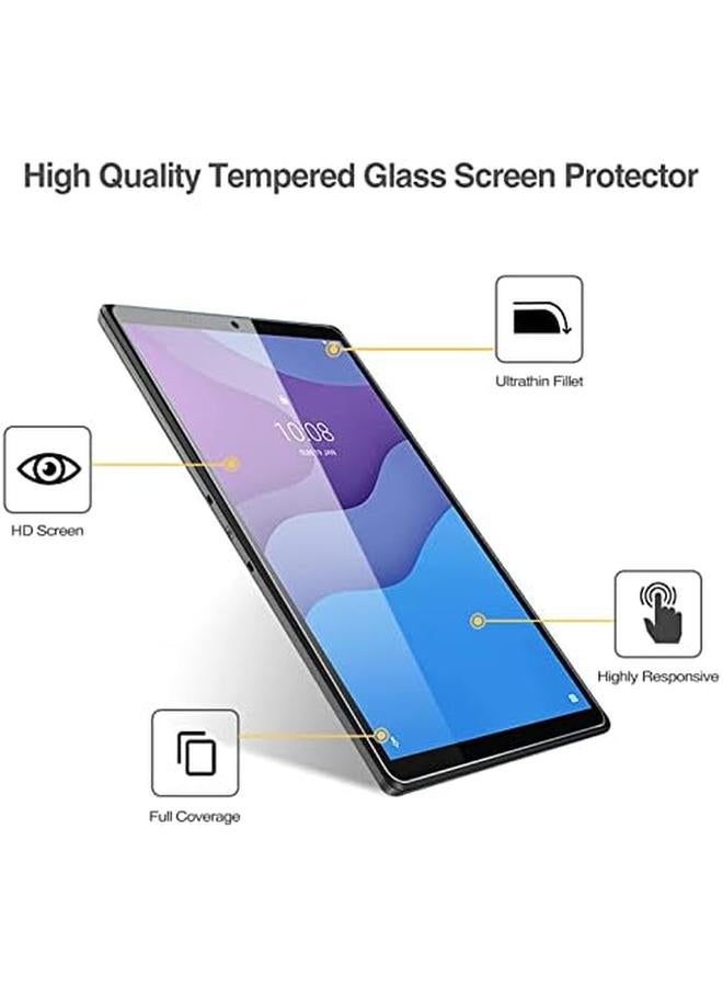 Procases 2 Pack Screen Protector For Lenovo Tab M10 Hd 2Nd Gen Tb X306X Smart Tab M10 Hd 2Nd Gen Tb X306F 10.1 Inch 2020 Release Tempered Glass Screen Film Guard Screen Protector –Clear - Image 4