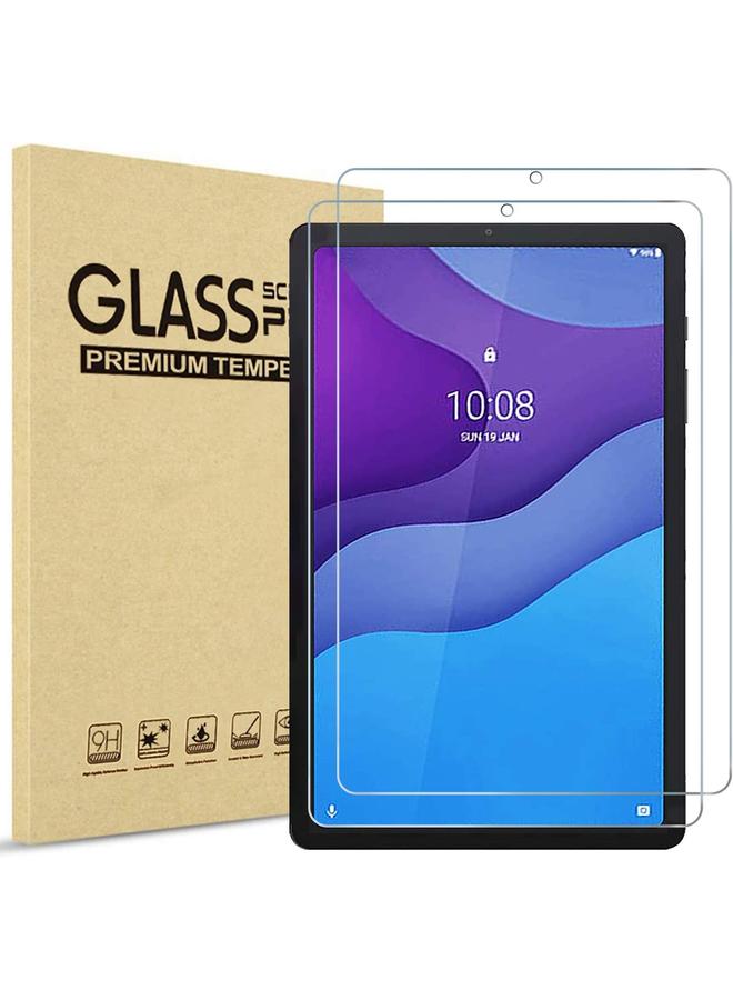 Procases 2 Pack Screen Protector For Lenovo Tab M10 Hd 2Nd Gen Tb X306X Smart Tab M10 Hd 2Nd Gen Tb X306F 10.1 Inch 2020 Release Tempered Glass Screen Film Guard Screen Protector –Clear - Image 1