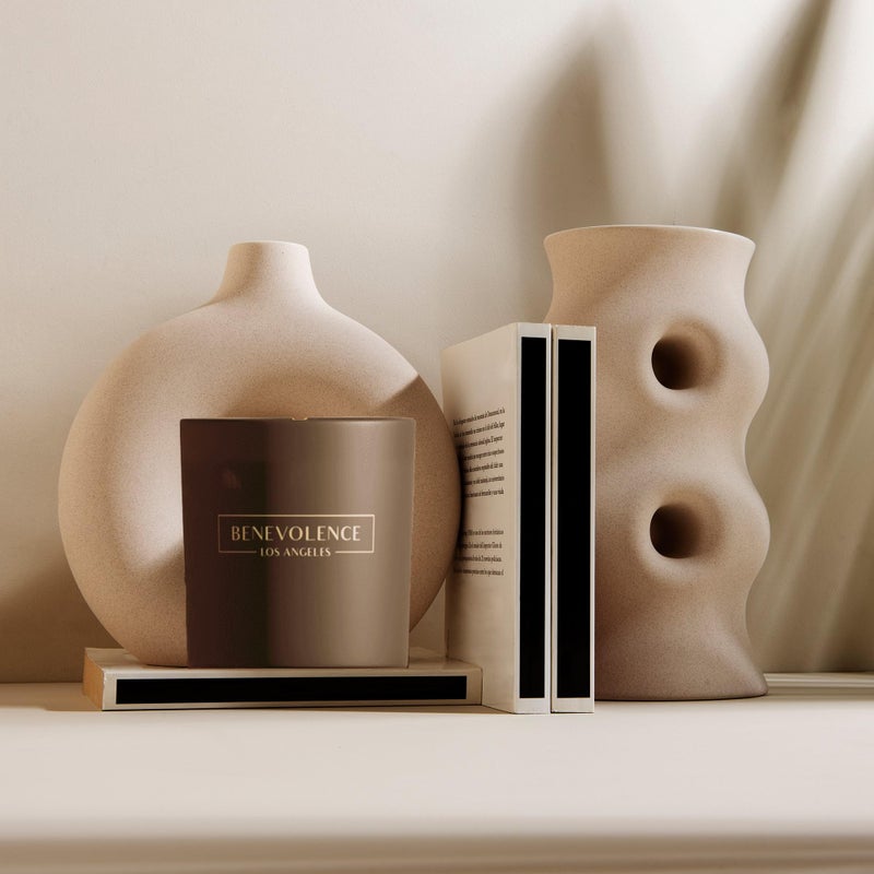 Benevolence LA Pine Scented Candle | Soy Christmas Candles, Black Candle for Home | Holiday Candles Gifts for Women and Men | Home Fragrance | Aromatherapy | Bathroom Freshener | 8oz, 45 Hour Burn - Image 5