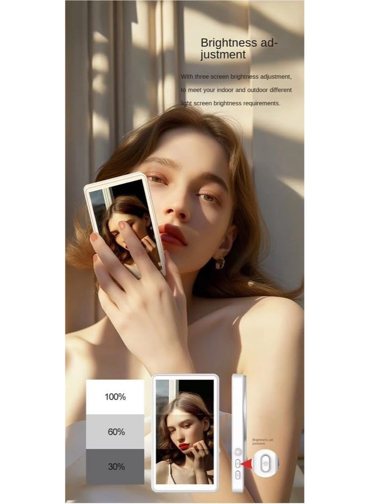 Magnetic Wireless Phone Selfie Monitor  4in Bluetooth Vlog Screen with Real-Time Rear Camera Sync Remote Control & MagSafe Mount  iPhone & Android - Image 5