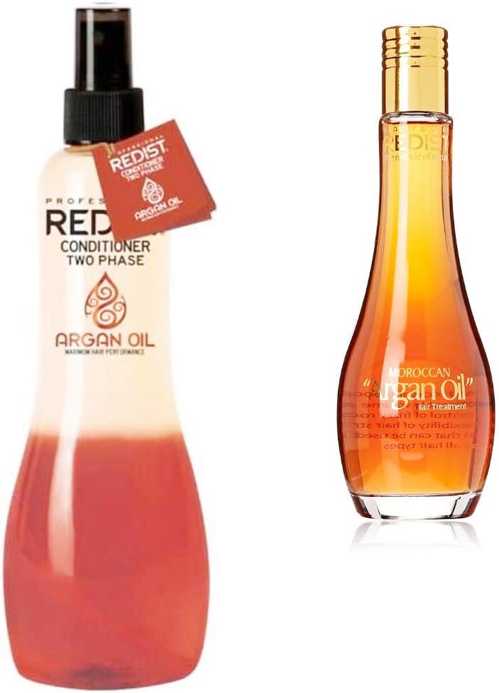 Redist Argan Oil 100ml Argan Hair Conditioner 400ml Set Deep Nourishment Repair Smooth Shiny FrizzFree Hair SulphateFree Professional Hair Care