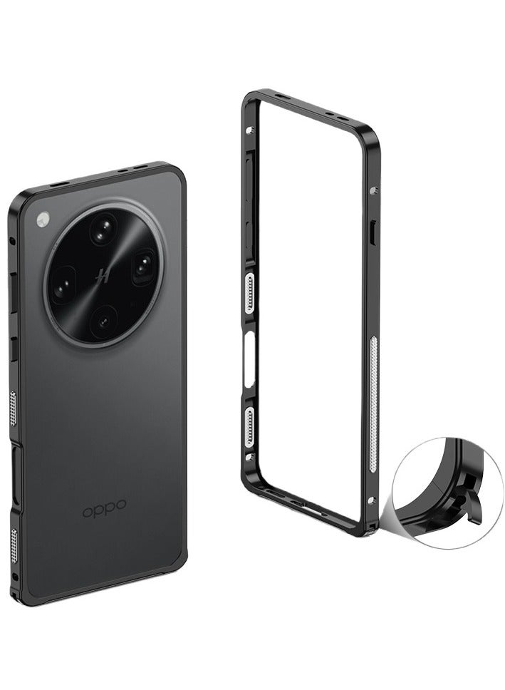 general For OPPO Find X8 Ultra - Seamless Fit with Seahorse Buckle Metal - Framed Case, Ultra - fast Heat Dissipation  Super - car Inspired Anti - drop Protection - Image 1