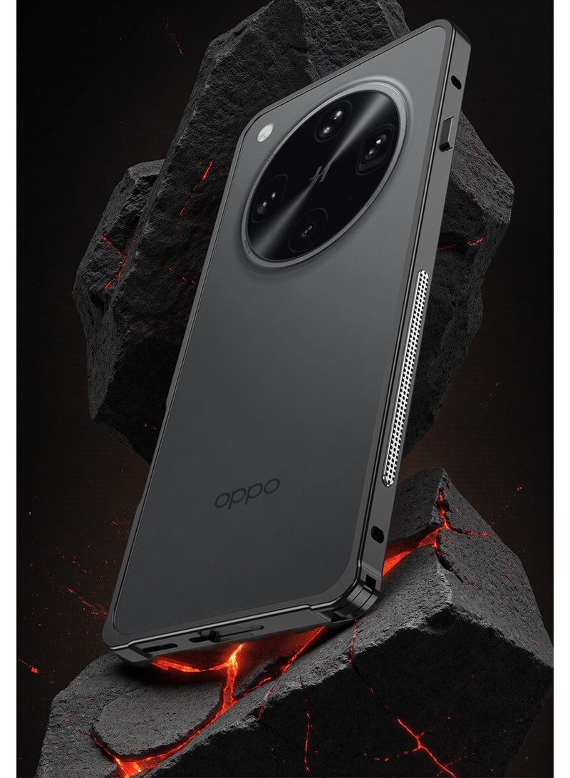 general For OPPO Find X8 Ultra - Seamless Fit with Seahorse Buckle Metal - Framed Case, Ultra - fast Heat Dissipation  Super - car Inspired Anti - drop Protection - Image 3