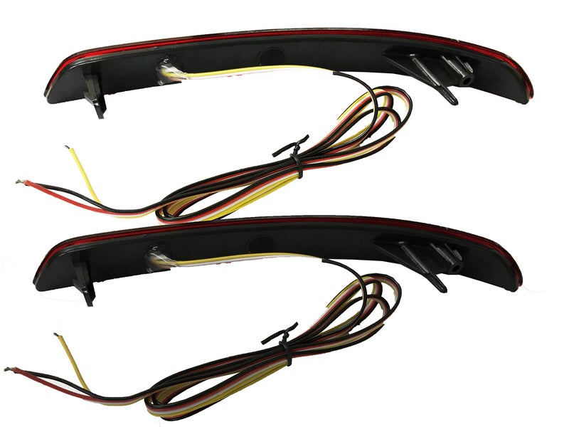Automaze Rear Bumper LED Matrix Reflector Brake Light For Innova Crysta 2016-2020 Models, Set of 2 Pc, With Running Indicator Function( B Model) - Image 4