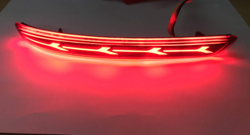 Automaze Rear Bumper LED Matrix Reflector Brake Light For Innova Crysta 2016-2020 Models, Set of 2 Pc, With Running Indicator Function( B Model) - Image 3