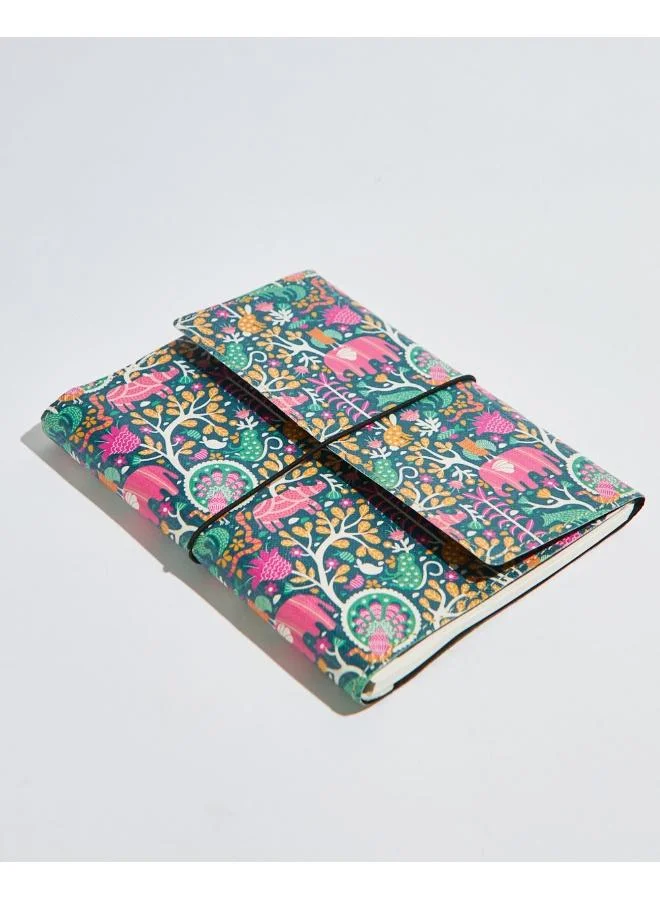 Chumbak  Jungle Drama Gondh Wraparound Notebook  | Best Price UAE