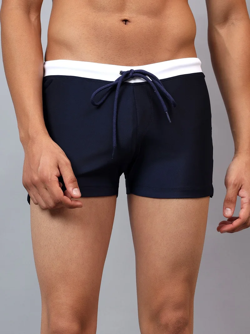 La Intimo Arctic Swim Trunks with contrast waistband and pocket details