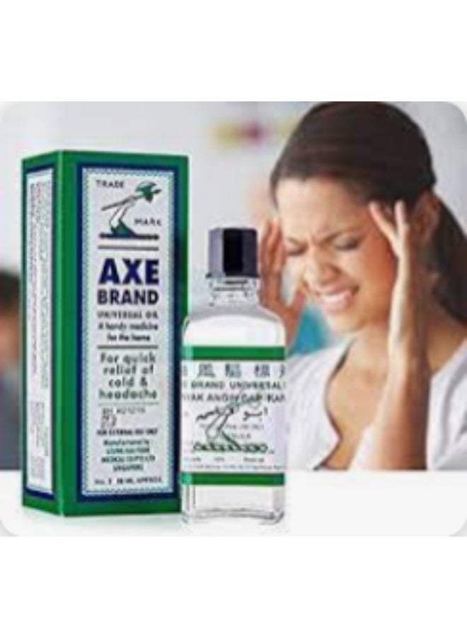 Axe Branded Original Fresh Universal Oil For Quick Relief of Cold and Headache 28 ml pack of 6 - Image 4