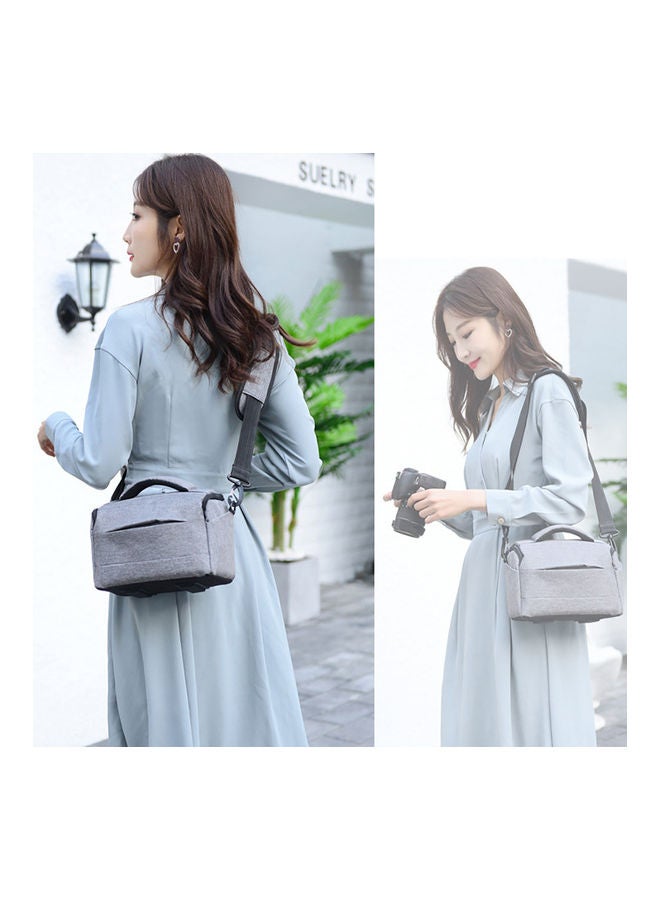 NIBEMINENT Portable Breathable Zipper DSLR Shoulder Camera Bag Black  - Image 4