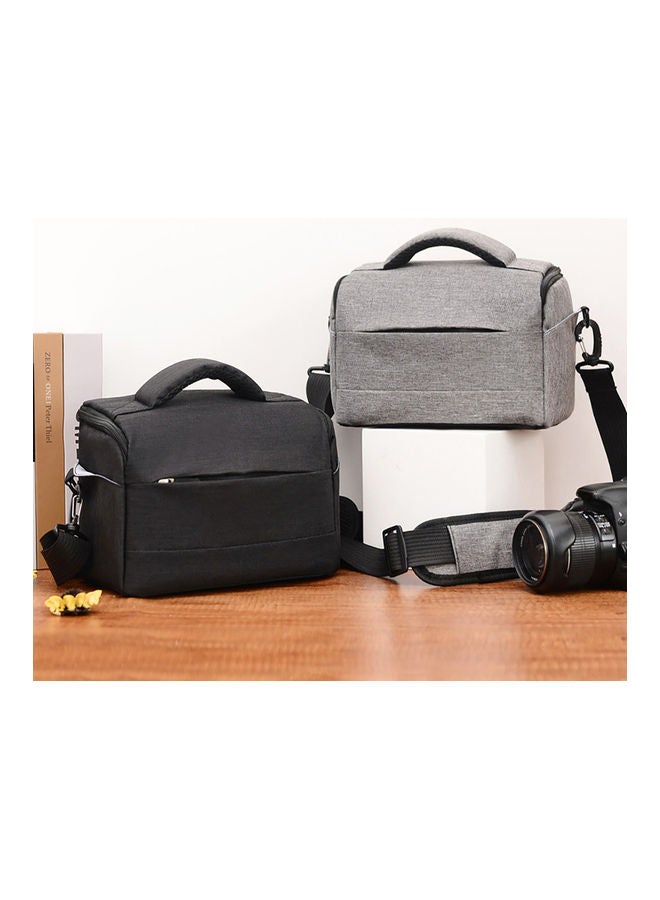 NIBEMINENT Portable Breathable Zipper DSLR Shoulder Camera Bag Black  - Image 2
