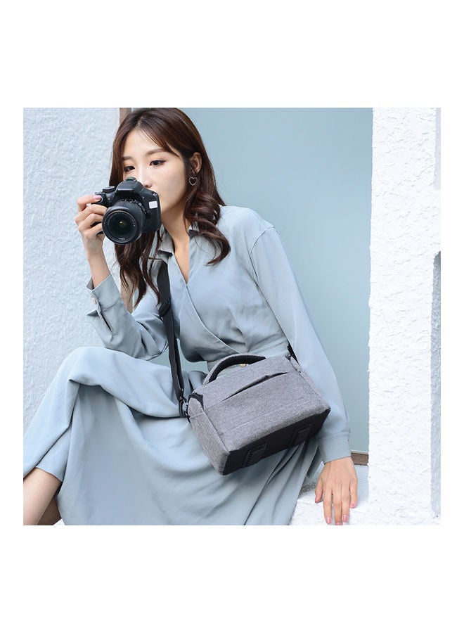 NIBEMINENT Portable Breathable Zipper DSLR Shoulder Camera Bag Black  - Image 3