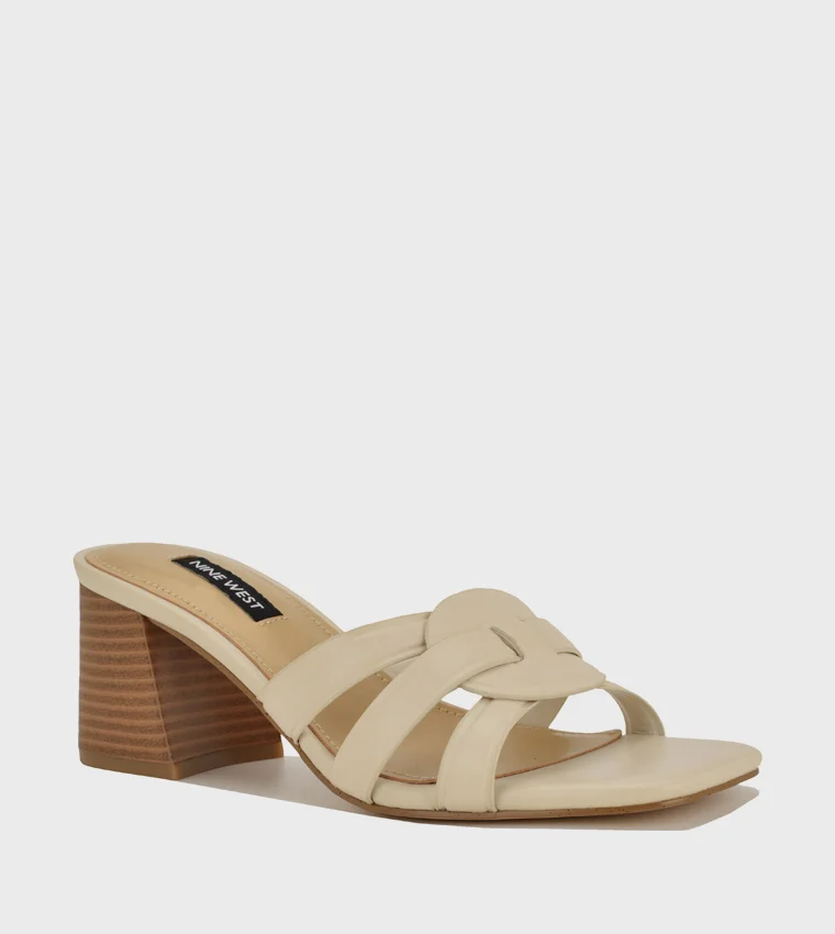 ناين ويست WNGRITT3 IVORY Women Heel Sandals