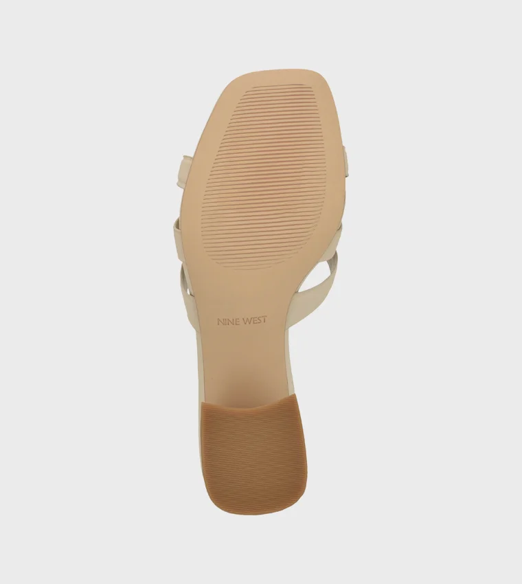 ناين ويست WNGRITT3 IVORY Women Heel Sandals