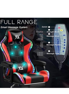 Cool Baby COOLBABYGaming Chair LED Light Racing Chair,Ergonomic office Massage Chair  - Image 2