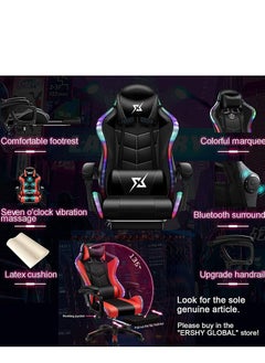 Cool Baby COOLBABYGaming Chair LED Light Racing Chair,Ergonomic office Massage Chair  - Image 4