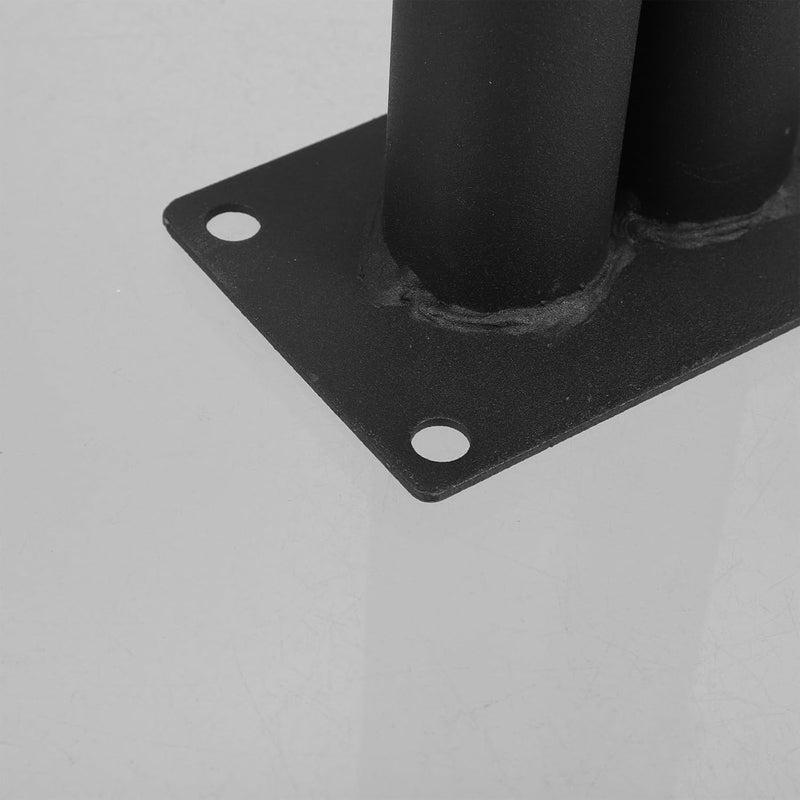 DOITOOL Fence Base Set for Yard and Garden Fencing Plastic Fence Support Holder with Double Tube Insert Outdoor Post Anchors for Large Dog Barrier - Image 5