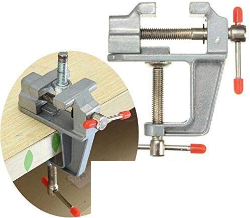 DIY Crafts Diy Crafts 1x Holder Gadget Aluminium Miniature Small Clamp Table Bench Vise Tool for Portable Indoor Outdoor 2 Pack of 1 Pc Multicolor 
