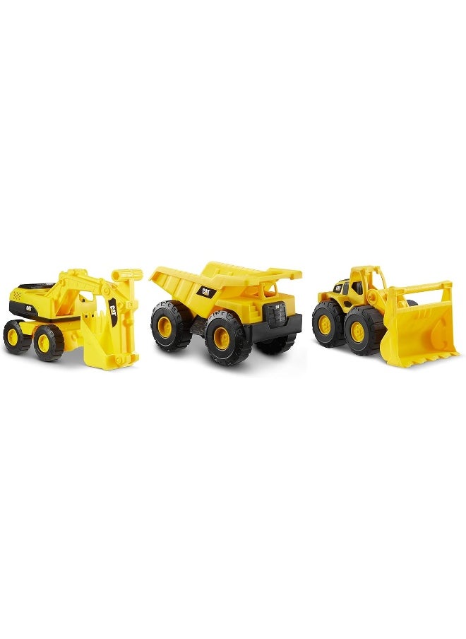 CAT Caterpillar CAT Mini Crew 3 Pack - Dump Truck, Wheel Loader, & Excavator  - Image 1
