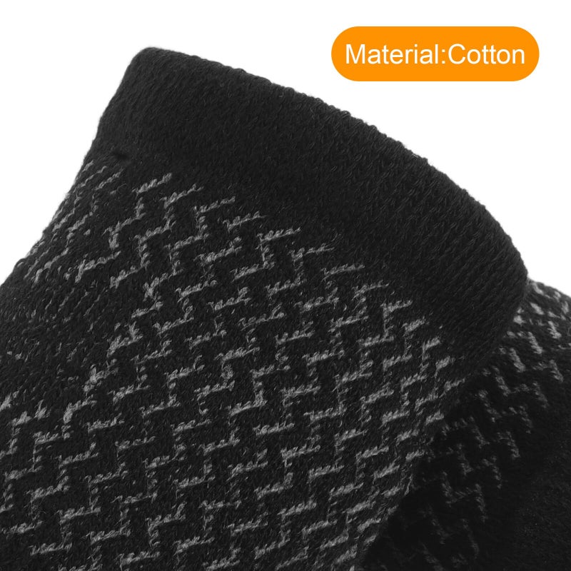 Breathable Cotton Ankle Sleeve Pair Black Elastic Sweat Wicking Protector For Yoga Dance Football - Image 4
