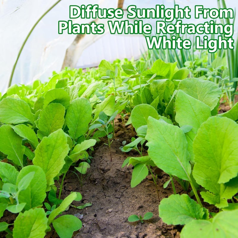 DECOHS 30 x 10 Ft Plant Sun Protection Cloth, Garden Plant Shade Cloth, Non-Woven White Light Refraction Sunshade Cloth for Protecting Plants Vegetable Rows from Direct Sunlight - Image 5