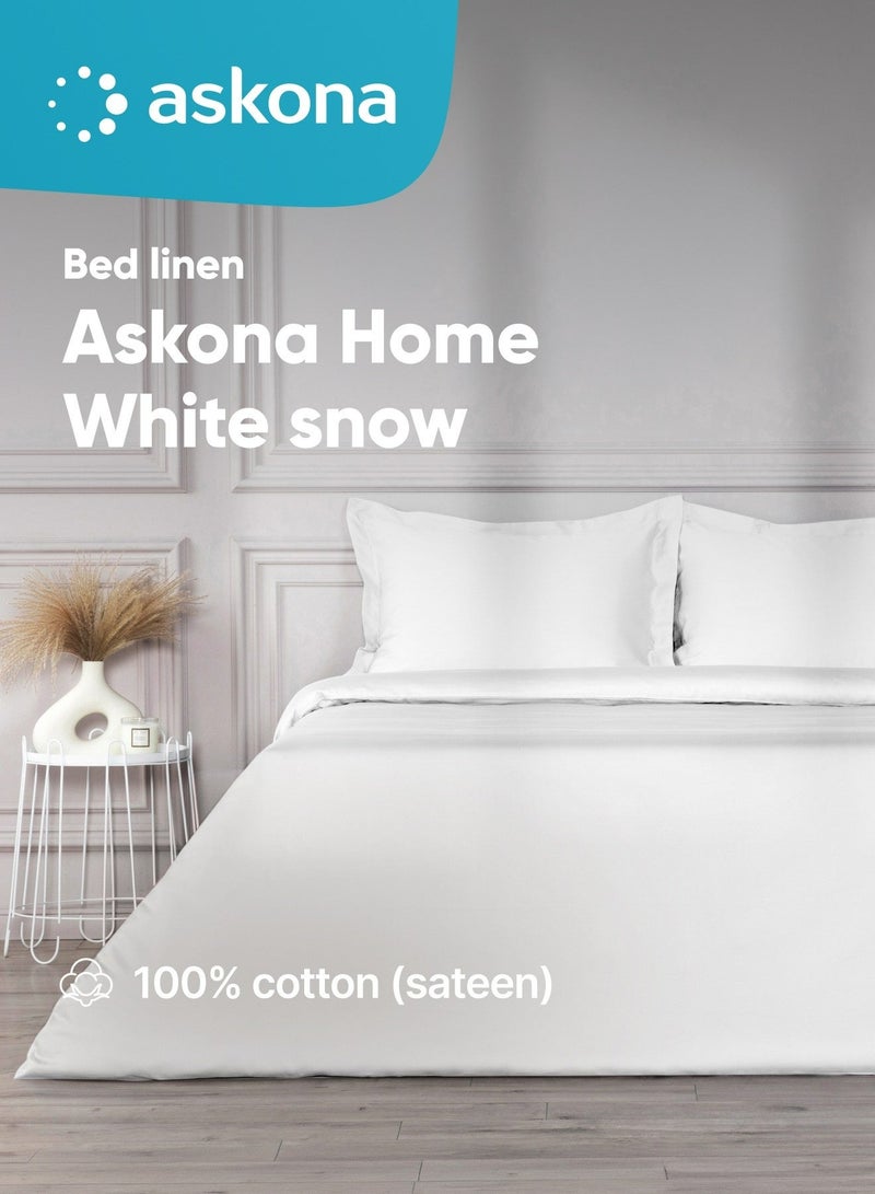 Askona Bed Linen 200x220 Askona Home White Snow - Image 1