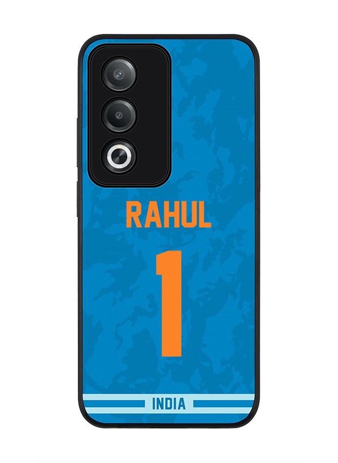 Stylizedd For Oppo A3 Pro / A80 Case,Slim fit Camera Protection, Shockproof Thin Phone cover - India KL Rahul, Jersey No 1  - Image 1