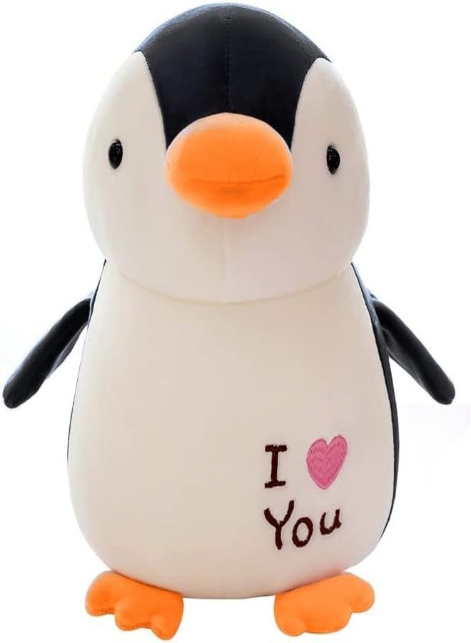AVSHUB Penguin Stuffed Animal,Cute Stuffed Penguin Plush Soft Toys for Kids Boys with I Love You Embroidery (9.8 Inch) - Image 1