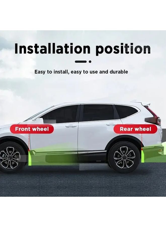 4 قطع حاجز الطين الأمامي والخلفي للعجلات لسيارة سوبارو أوت باك 2021-2024، متين وتركيب مباشر - Image 5