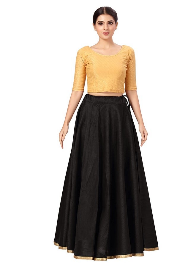 Studio Shringaar Women's Maxi Lehenga Skirt (S717_Black_Xl) - pzsku/ZA0321DBDE05E8E317A1BZ/45/_/1740982737/11840a54-1e79-453c-93d7-5dd4797446a6