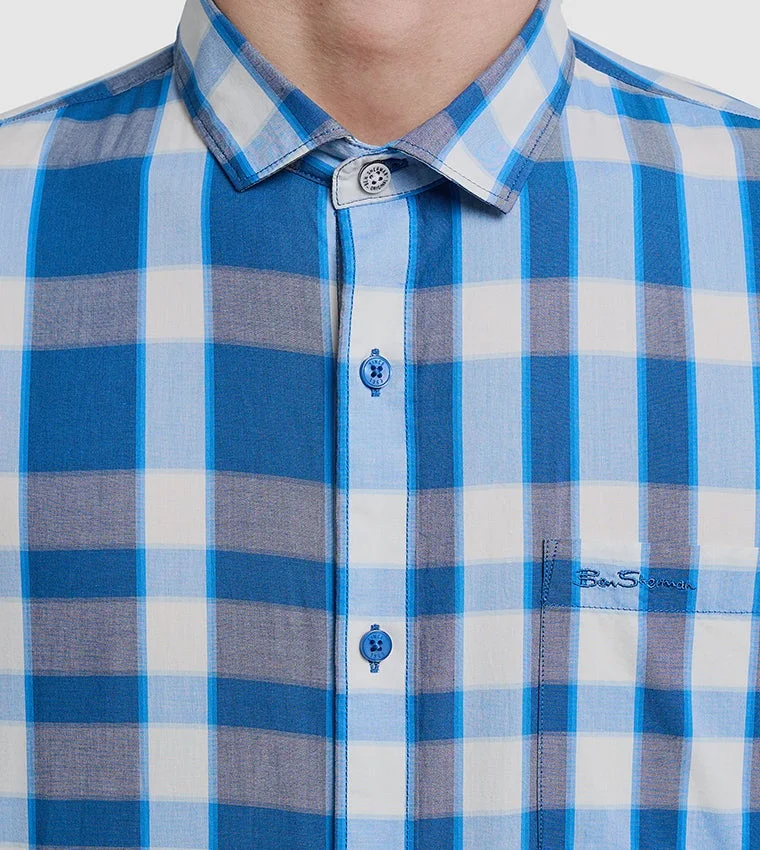 Ben Sherman  Ben Sherman Men's Long Sleeve Check Shirts for Men | Best Price UAE