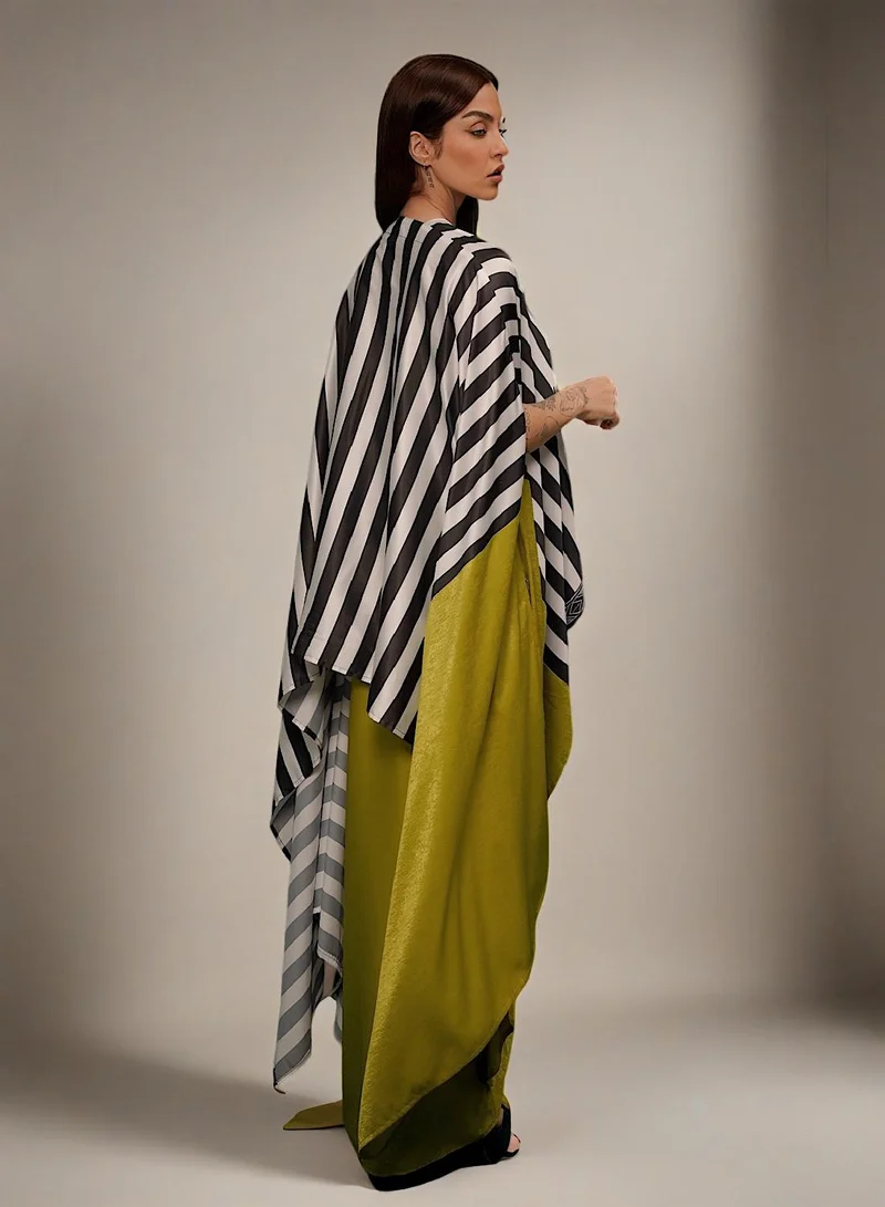 Ecstacy  Pleated dress Cape set for Women | Best Price UAE