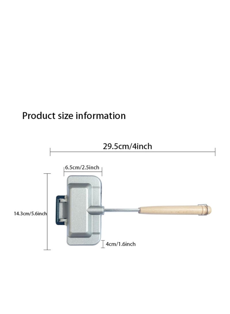 OASIS-TH Sandwich Frying Pan, Aluminum Baking Disk Flip Frying Pan Suitable For Grilled Cheese, Pancakes, Omelettes, Hot Dogs, Bread And Toast - Image 5