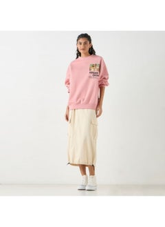 SP Characters Edgar Degas Print Sweatshirt with Long Sleeves and Crew Neck  - Image 4