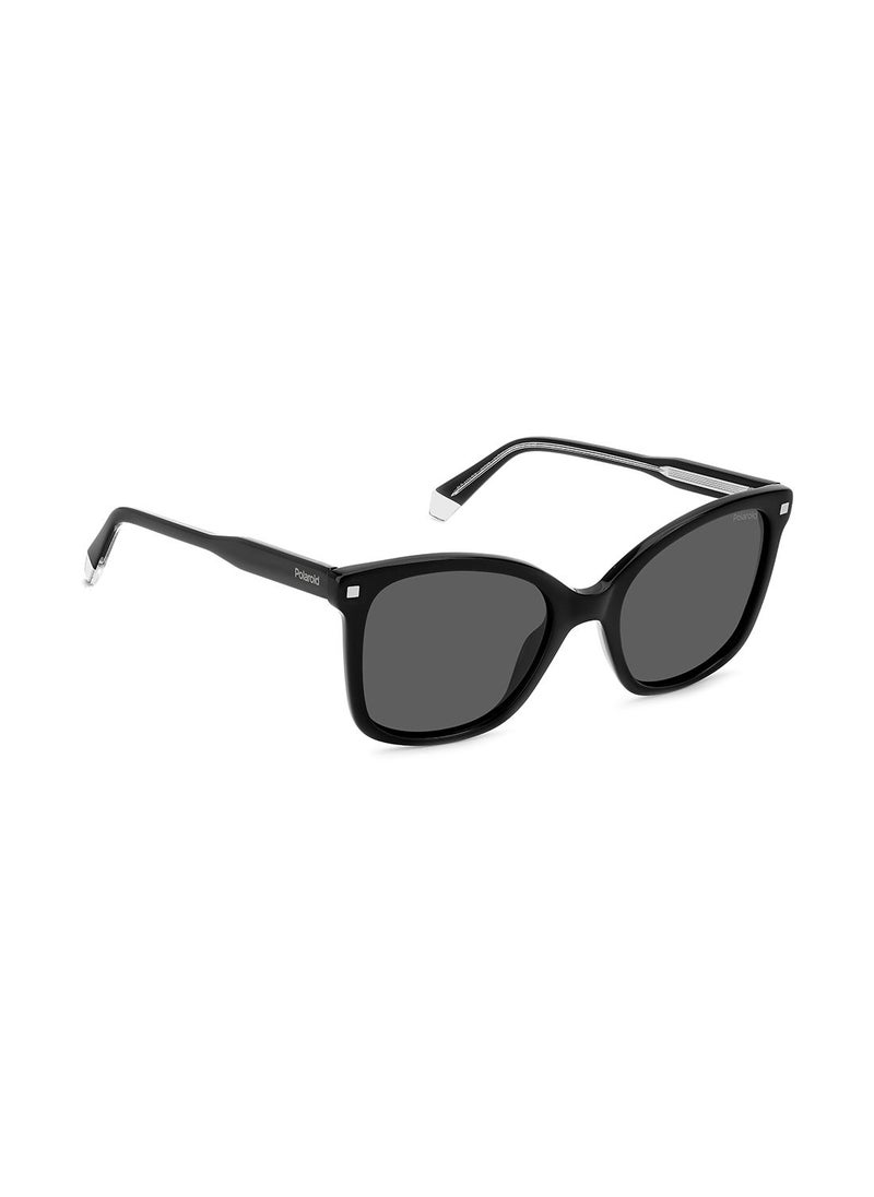 Polaroid Women's UV Protection Square Sunglasses - Pld 4151/S/X Black 53 - Lens Size: 53 Mm  - Image 2