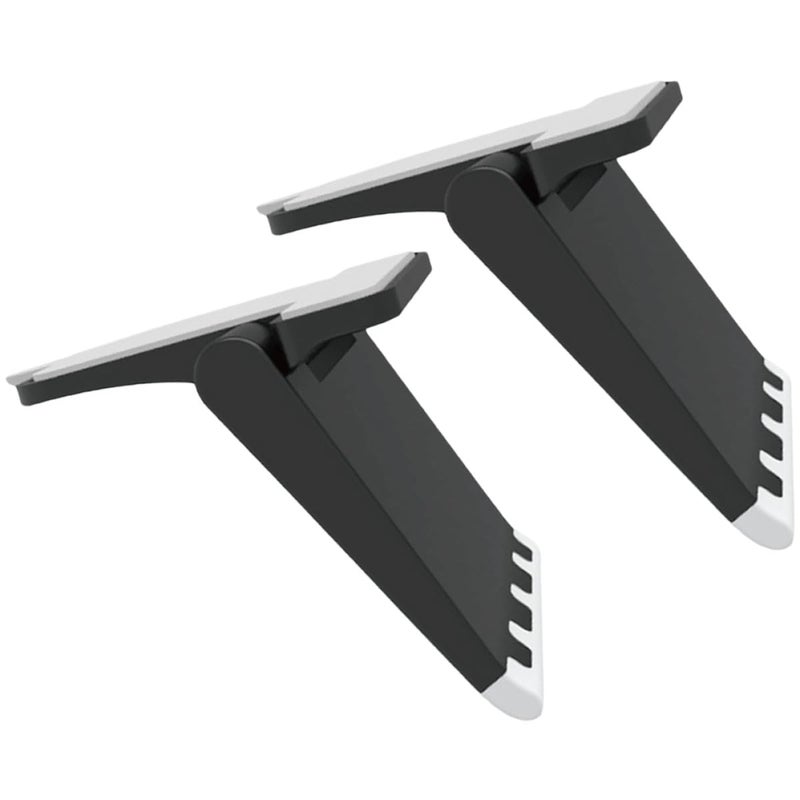 Foldable Black Laptop Stand Portable Cooling Riser for Notebook Computers Desk Travel - Image 2