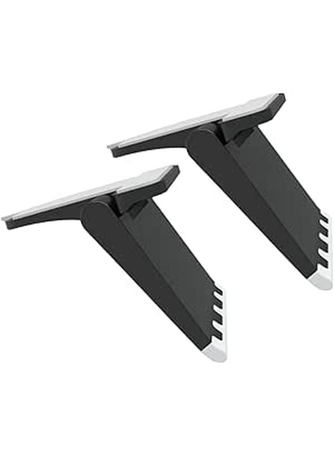 Foldable Black Laptop Stand Portable Cooling Riser for Notebook Computers Desk Travel - Image 1