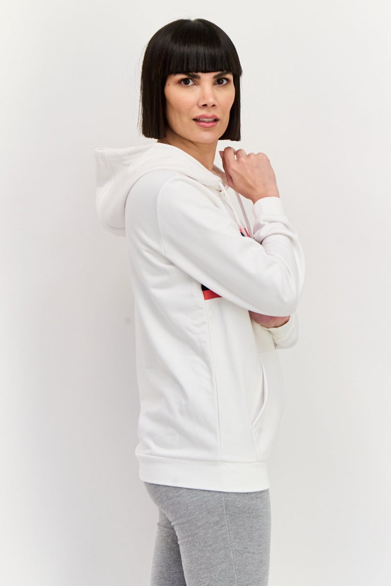SKECHERS Women Sportswear Fit Training Hoodie, White - Image 3