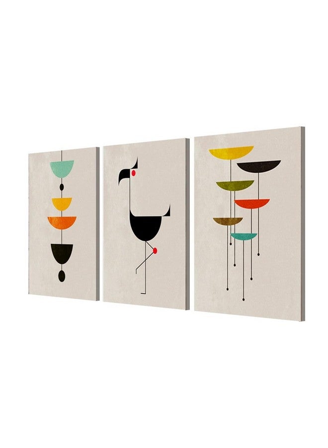 999STORE Wooden Stretched Wall Hanging Canvas painting with Frame (30X16 Inch) S3FCanvas211 - Image 3