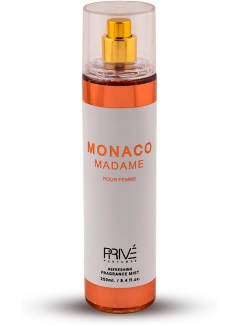 PRIVE Monaco Madame Fragrance Mist For Women 250ml - Image 1