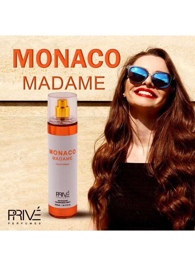 PRIVE Monaco Madame Fragrance Mist For Women 250ml - Image 4