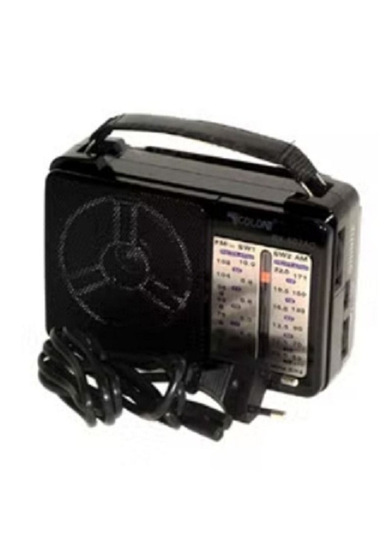 Golon Classic Mini Electric Radio B607 Black  - Image 1