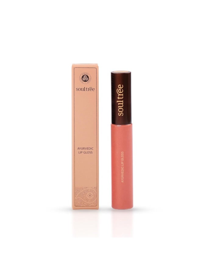 SoulTree Ayurvedic Lip Gloss - Sunshine Colour(201), 5 g - Image 2