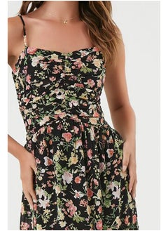 FOREVER 21 Floral Print Sweetheart Midi Dress  - Image 4