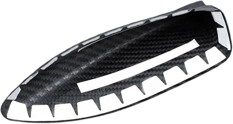 Black Car Antenna Shark Fin Cover Trim Sticker For 10th Generation Civic Hatchback - Image 1