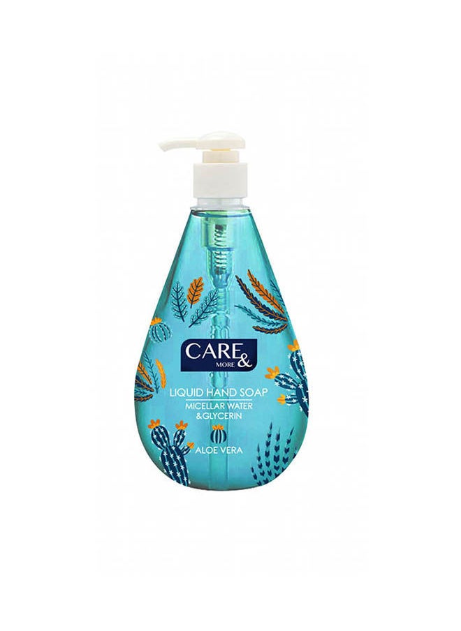 Care & More Liquid Hand Soap with Micellar Water & Glycerin Aloe Vera 