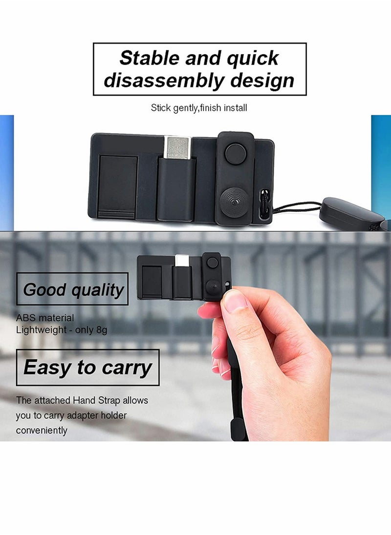SYOSI Lens Hood for DJI OSMO Pocket 2 + Lens Cover Cap + Hand Lanyard Camera Accessories Combo Lens Sunshade Guard Prevent Glare Protective Caps Adapter Holder Gimbal Protector Prevent Collision Scratch  - Image 5